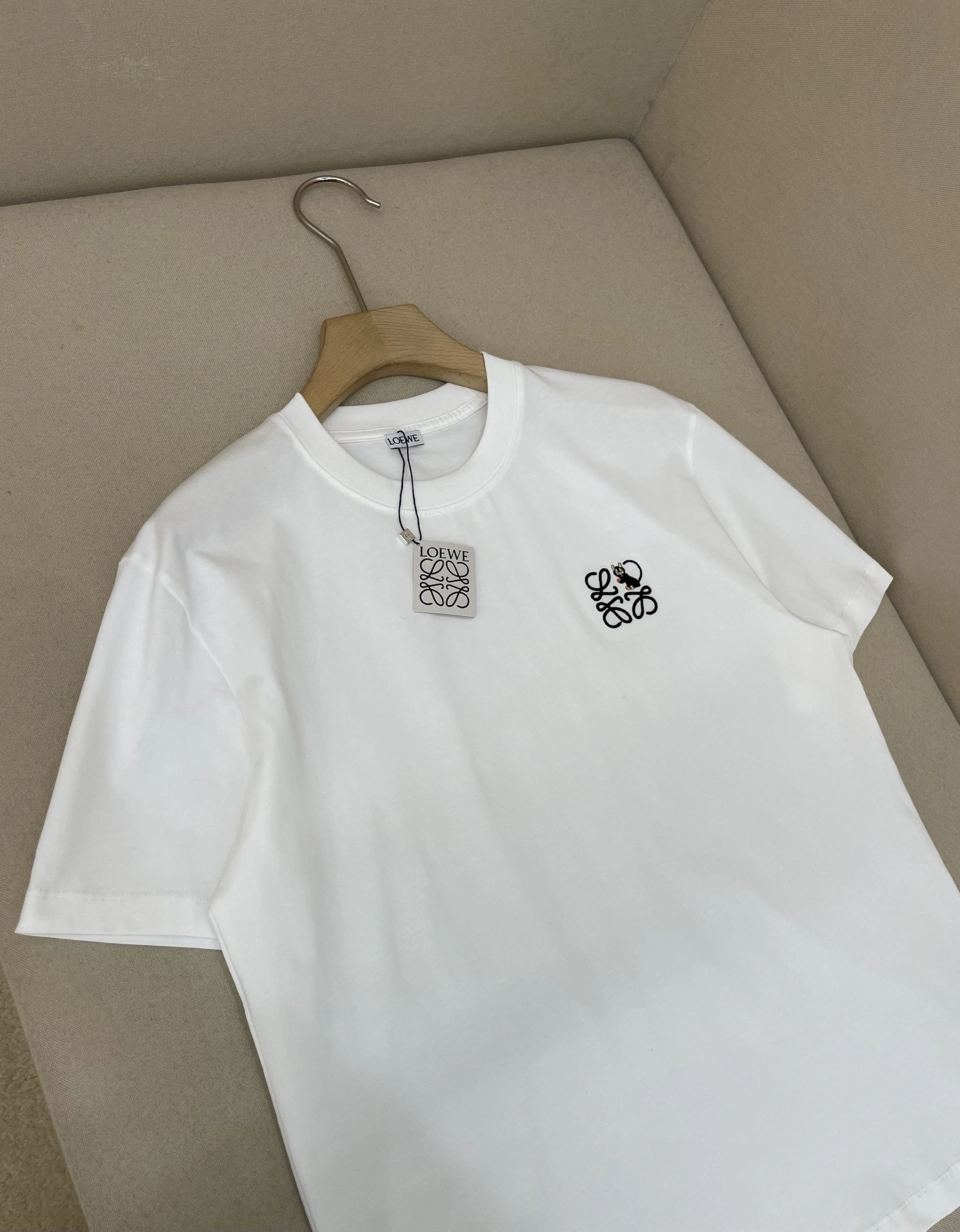 wg.luxury-- 8o5w5 Cotton Futurist Cat Anagram embroidery item:F-F409A0816H